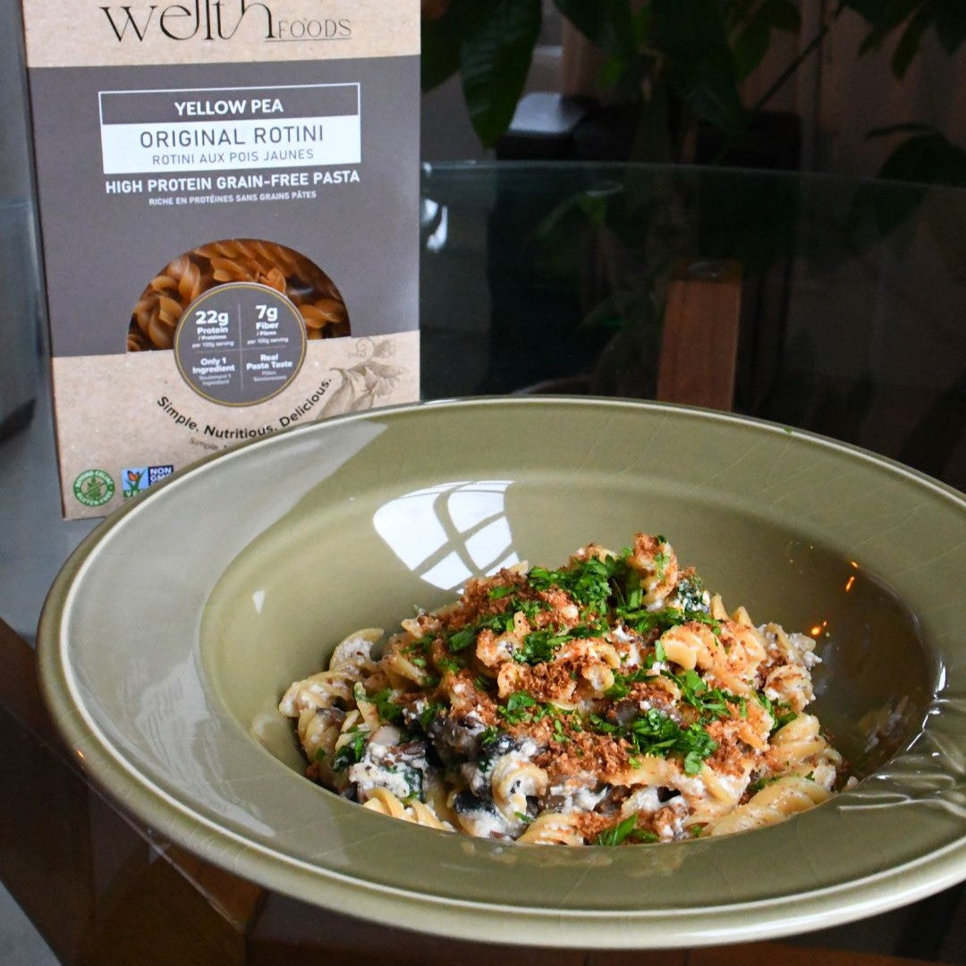 Food Club Ricotta Creamy Ricotta Mushroom Pasta – WellthFoods