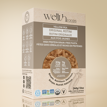 Yellow Pea Rotini | High Protein Grain-Free Pasta